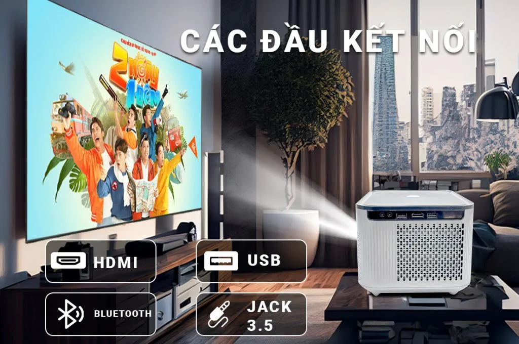 Máy Chiếu Mini YAMAZAKi X9 PRO Y2 11 Cac dau cam 1