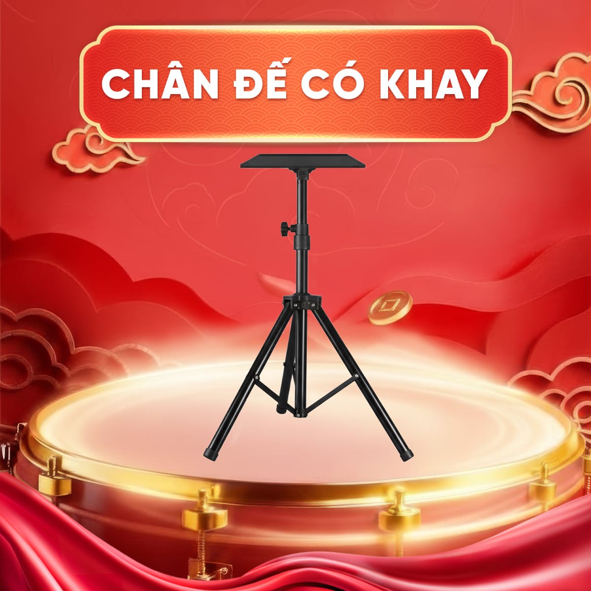 Chân đế có khay tet 2026