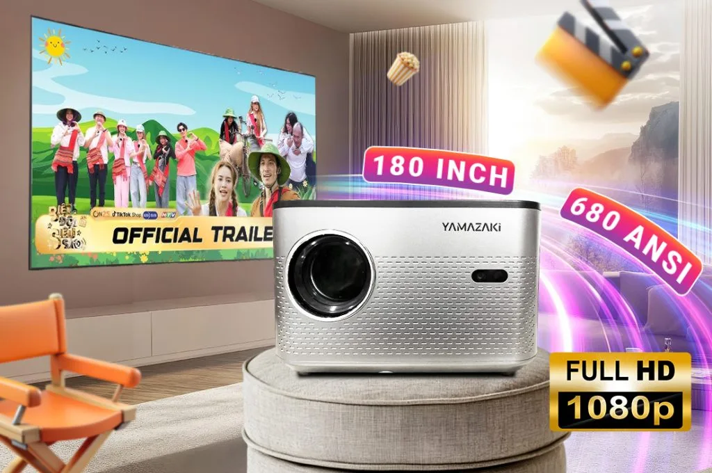 Máy Chiếu Mini YAMAZAKi X9 PRO Y2 9 Do phan giai X9 PRO Y2
