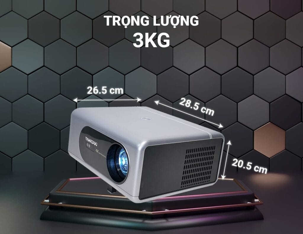 Máy Chiếu Mini YAMAZAKi A4K 8 Trong luong a4k