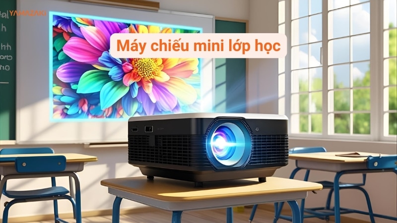máy chiếu lớp học