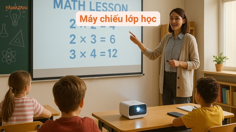 máy chiếu mini lớp học