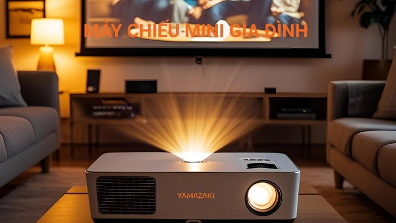 máy chiếu mini tại nhà