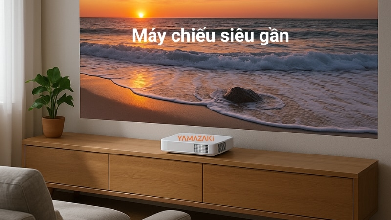 máy chiếu siêu gần