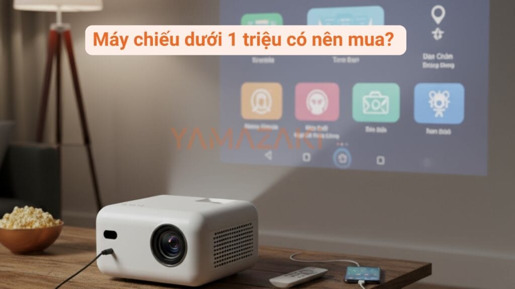 Máy Chiếu Mini Giá Rẻ Dưới 1 Triệu – Có Nên Mua Không? 1 Máy Chiếu Mini Giá Rẻ Dưới 1 Triệu