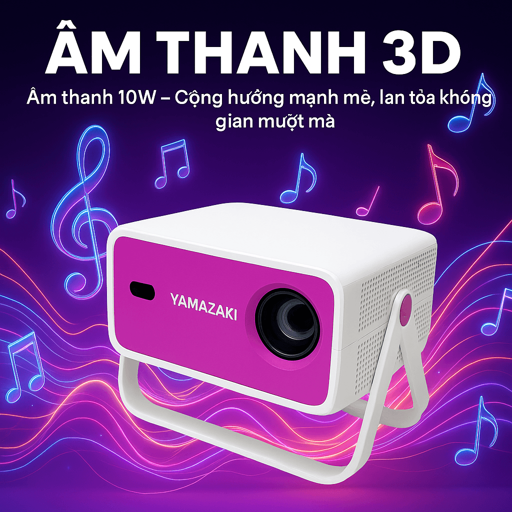 Máy Chiếu Mini YAMAZAKi S5 PRO 12 am thanh s5 pro