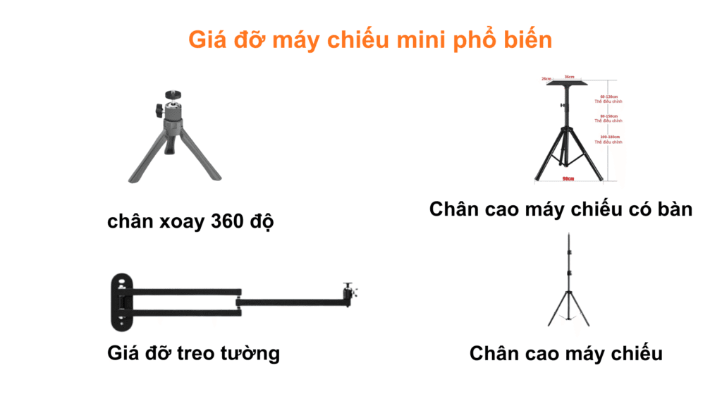 Giá Đỡ Máy Chiếu Mini Chính Hãng – Phụ Kiện Cần Thiết Cho Trải Nghiệm Hoàn Hảo 1 giá đỡ máy chiếu mini phổ biến