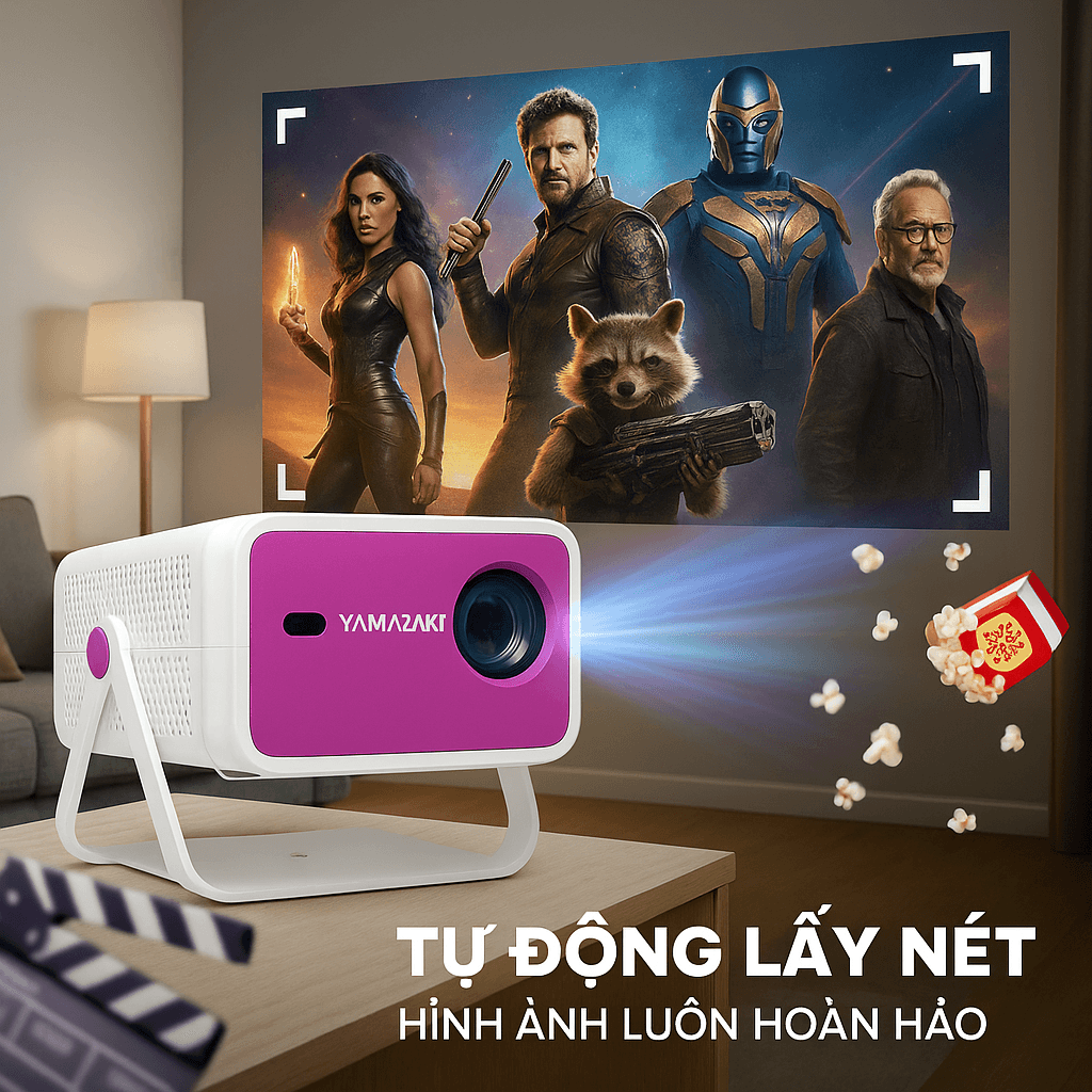 Máy Chiếu Mini YAMAZAKi S5 PRO 13 lay net s5 pro