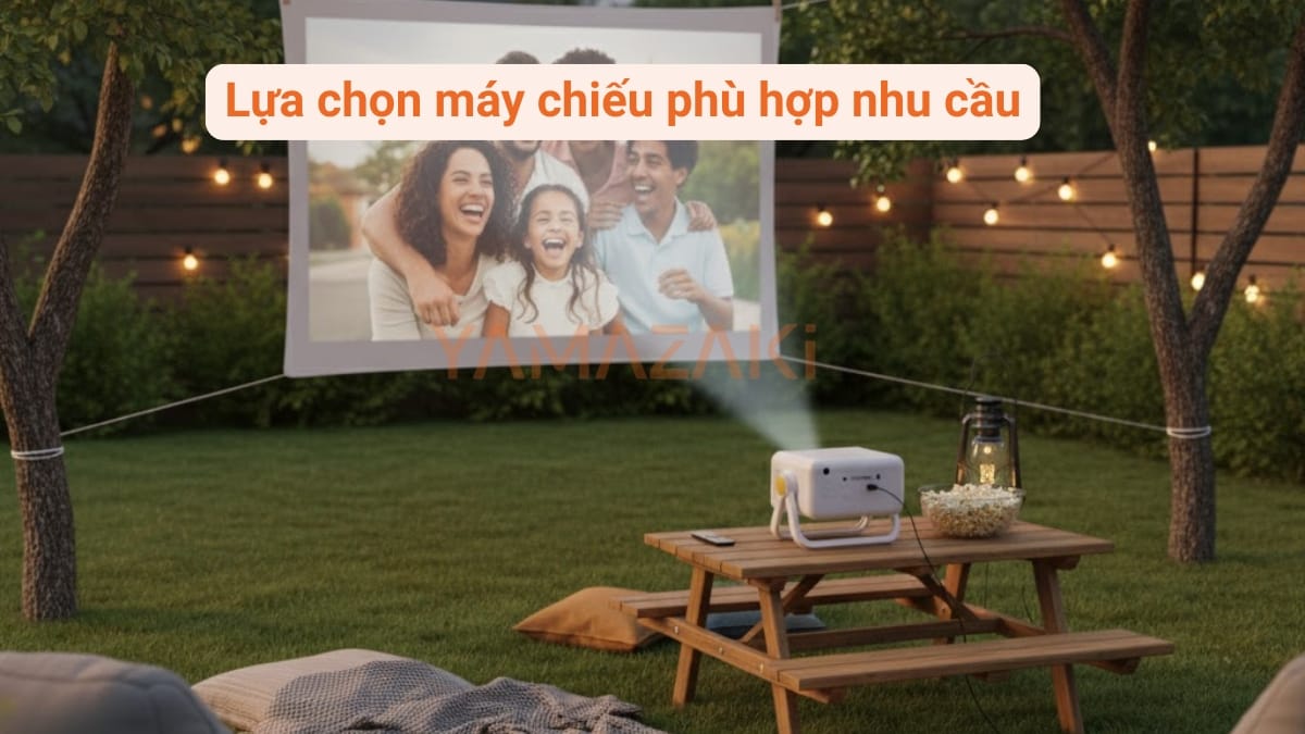 lựa chọn máy chiếu mini gia đình phu hop