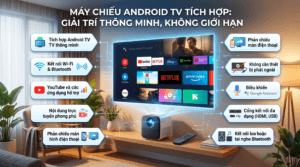MÁY CHIẾU ANDOID TV giải trí thông minh