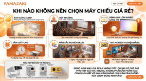 Khi nào không nên chọn máy chiếu giá rẻ