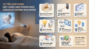 Máy Chiếu Mini Phòng Ngủ Cách Chọn Máy Phù Hợp, 10 tiêu chí chọn máy chiếu 1 10 tiêu chí chọn máy chiếu mini